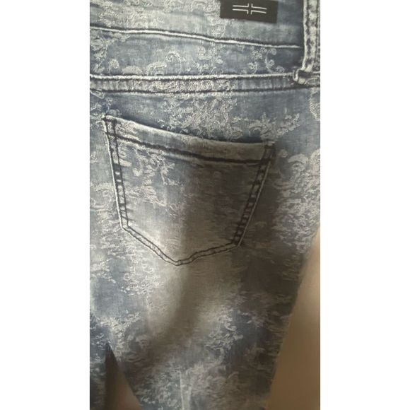 Liverpool Vintage Blue Floral Jeans 8/29 - Picture 3 of 8